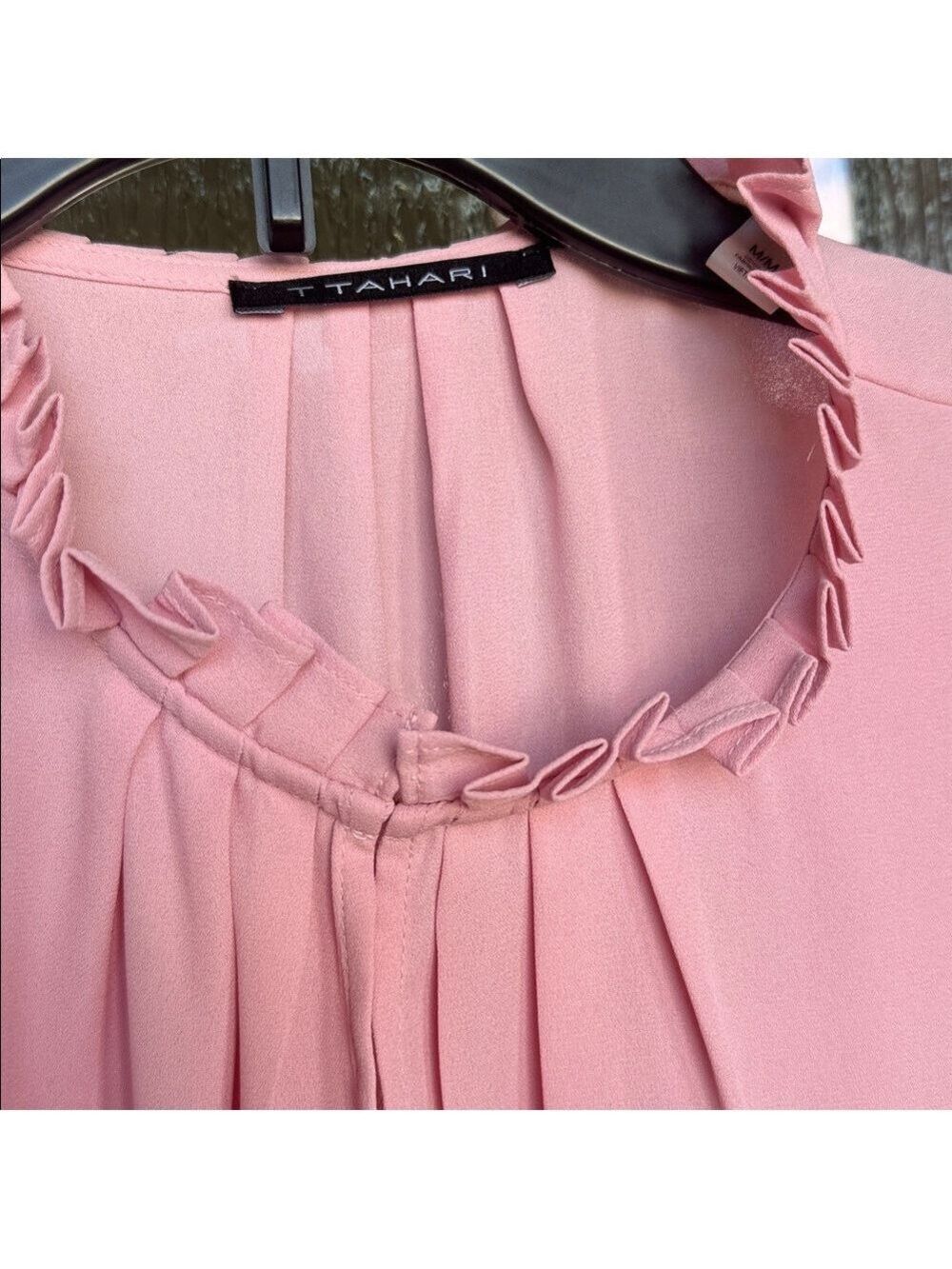 T Tahari Soft Pink Blouse - Picture 5 of 8